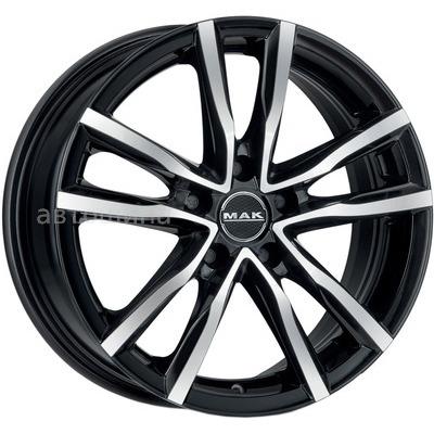 Диск колеса MAK "Milano" 8x17/5x114,3 ET50 D76  Black mirror