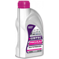 Охлаждающая жидкость Antifreeze G12+ SINTEC PREMIUM (малиновый) -40С (1кг)