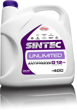 39712726-43b9-11e4-bc9f-001e673659ad Охлаждающая жидкость Antifreeze G12++ SINTEC UNLIMITED (красно-