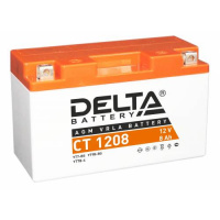 АКБ мото DELTA Battery AGM 8 А/ч прямая L+ EN130 А 150x66x95 YT7-BS CT 1208