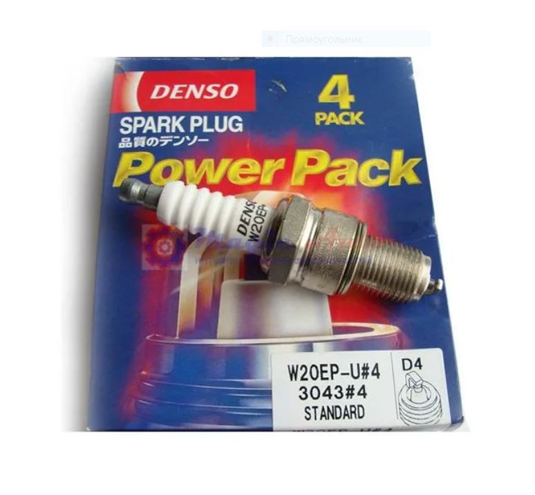 Свеча зажигания ВАЗ карб. (1 шт.) DENSO 3043 D4