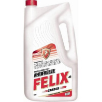 Охлаждающая жидкость Antifreeze G12 FELIX Carbox (красный) -40C (5кг)