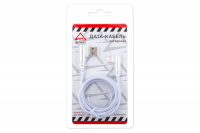 Дата-кабель зарядный USB iPhone 5, 6, 7, 8, X (угловой) ARNEZI белый