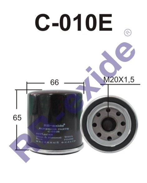 1a7c53ce-bac8-11e6-aa0d-0cc47a3200a7 PH 4998 Фильтр масляный RB-Exide C-010 С-224 KIA, MAZDA, NISSAN