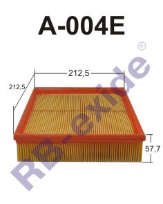 631b0e7d-d7d5-11e6-b6db-0cc47a3200a7 Фильтр воздушный  RB-Exide A-004E  (Lada квадратный )