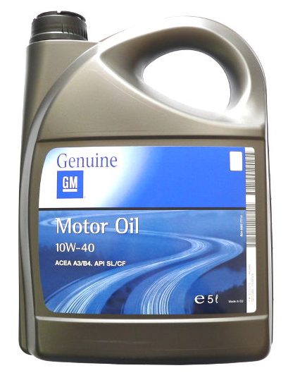 94aa4dee-abcb-11ea-a25b-04d9f508137a Масло моторное GM Motor Oil SAE 10w-40 SL CF (5л)