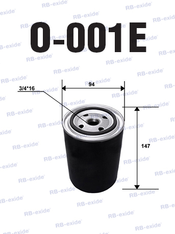1a7c53be-bac8-11e6-aa0d-0cc47a3200a7 CH 6848 Фильтр масляный RB-Exide O-001E MERCEDES,VW