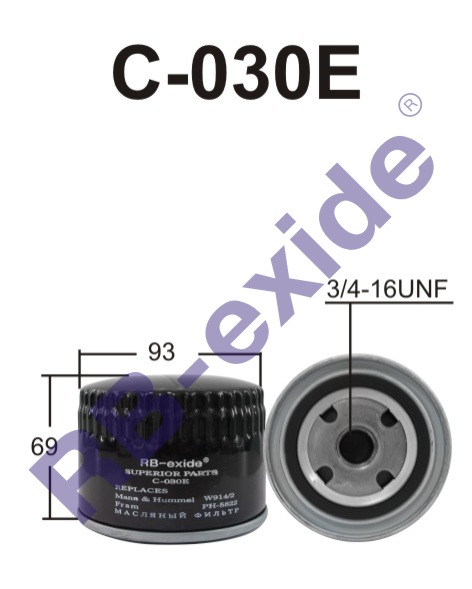 1a7c53d4-bac8-11e6-aa0d-0cc47a3200a7 PH 5822 Фильтр масляный RB-Exide C-030E LADA 2108-72