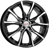 7,5x17/5x112 ET37 D66,6 Твист (КС697М) Алмаз черный