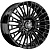 LS Forged 8,5x21/5x120 ET43,5 D72,6 LS FG25 BK (конус, Колпак+лого)