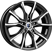 7,5x17/5x114,3 ET40 D66,1 Твист (КС697) Алмаз черный