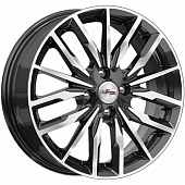 6x16/4x100 ET37 D60,1 Миконос (КС946) Блэк Джек