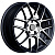 INCH 7x17/5x112 ET40 D57,1 FA8541 Gloss Black Machined Face (ZJH) FlowForming