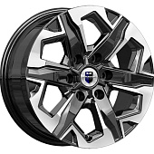 7,5x17/6x139,7 ET25 D106,1 Тейт (КС1050) Алмаз черный