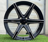Диск колеса Shogun S6 D6093 8,0x17 5*114,3 ET35 D73,1 Gloss Black Milling