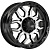LS 7,5x17/6x139,7 ET0 D106,1 1285 BKSF (конус, Колпак+лого)