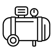 Пистолет пескоструйный с нижним бочком пневматический  "MATRIX"