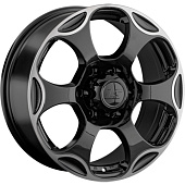 LS 8x18/6x139,7 ET36 D100,1 310 BKL (конус, Колпак+лого)