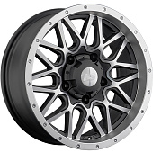 LS 8x17/6x139,7 ET10 D106,1 1341 MBF (конус, Колпак+лого)