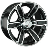 LS 8x17/6x139,7 ET10 D107,1 766 BKF (конус, Колпак+лого)