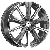 Premium Series 7x19/5x108 ET45 D60,1 КР013 (Tiggo 8 Pro) Diamond Gloss Graphite