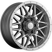 LS 8x17/6x139,7 ET10 D100,1 1341 MGMF (конус, Колпак+лого)