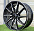 Диск колеса Shogun 1067 7,5x17 4*100 ET35 D73,1 Black Face (НЛ)