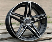 Диск колеса Vossen CV5 5878 7,0x15 4*100 ET28 D73,1 Black Face
