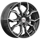 6x15/4x100 ET37 D60,1 Бохо (КС1037) Блэк Джек