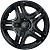 Колпаки на колеса 15 "Дакар " супер черные (4шт)